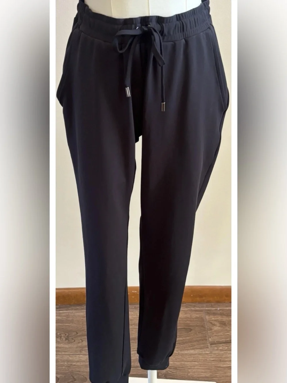 Redvanly Black Golf Jogger Pants Women’s Small Stretch Travel Athleisure Per